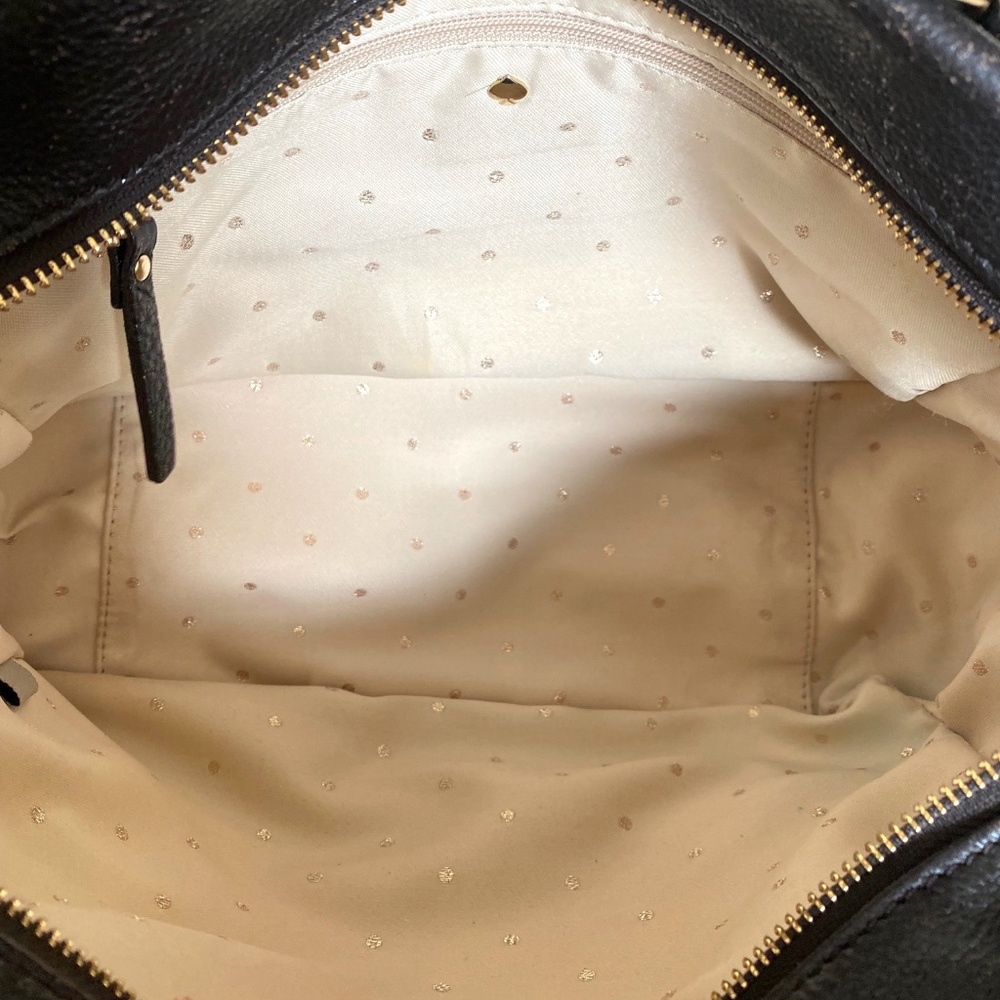 Kate Spade New York Gold Coast Elizabeth Black Leather Shoulder Bag - Picture 10 of 14